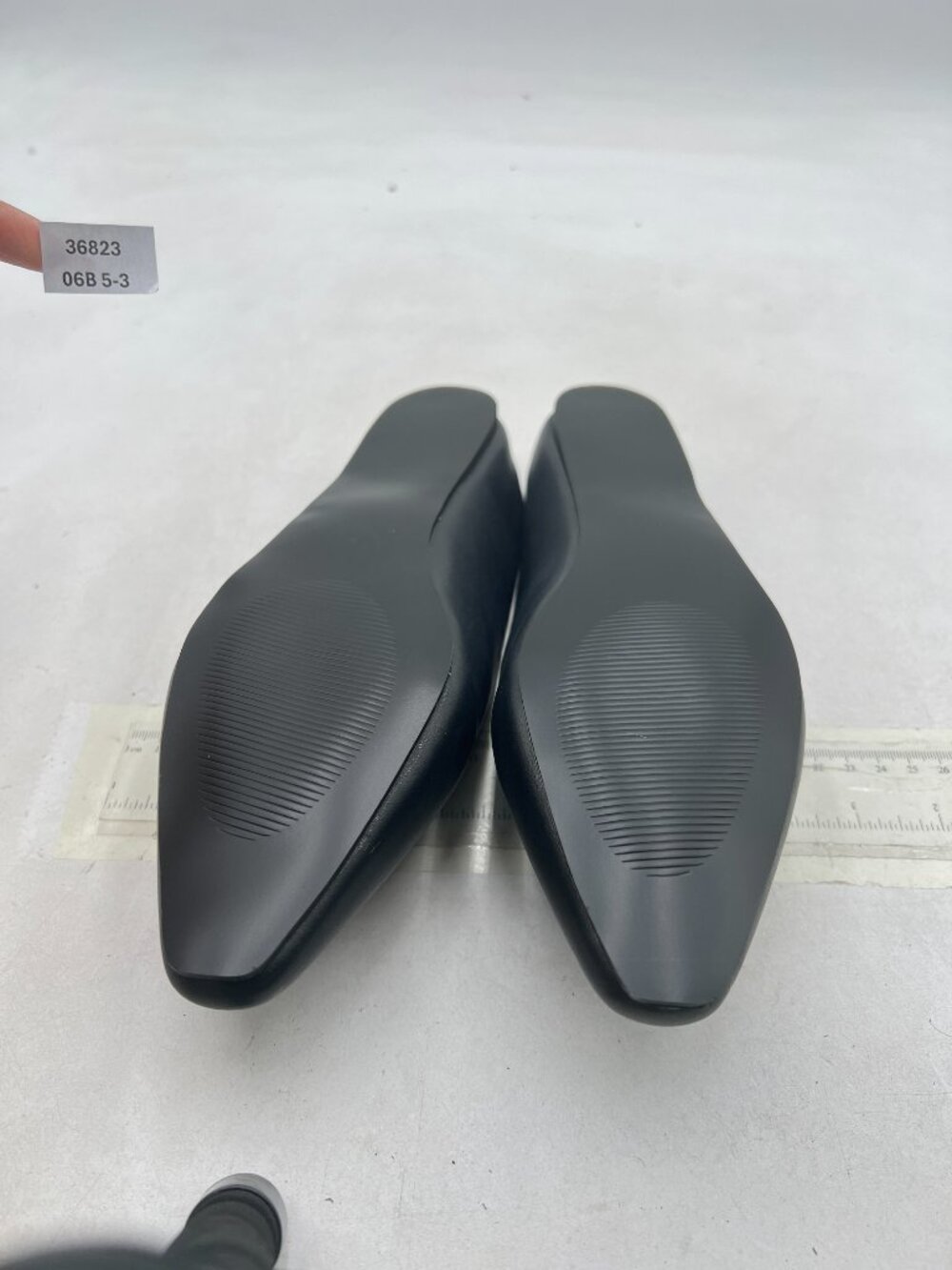Wo Wagas Black Mules Low Wedges Heels Slipper Squared Toe Slip On Shoes Indoor - Picture 7 of 8